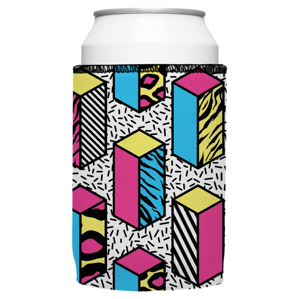 80S Allover Stubby Cooler 2 Pack Ice Chests & Coolers