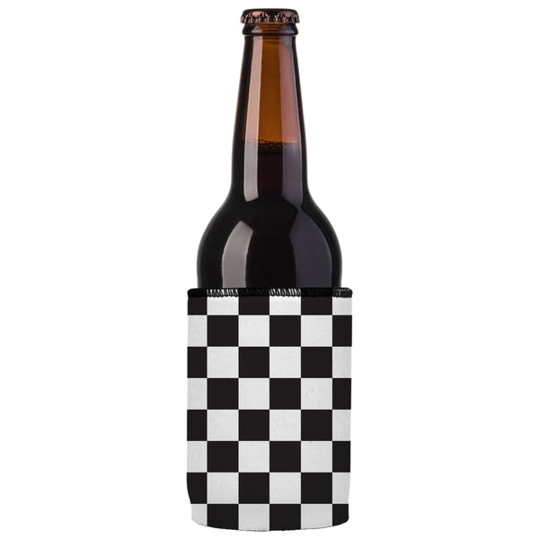 Small Checkerboard Stubby Cooler 2 Pack Ice Chests & Coolers