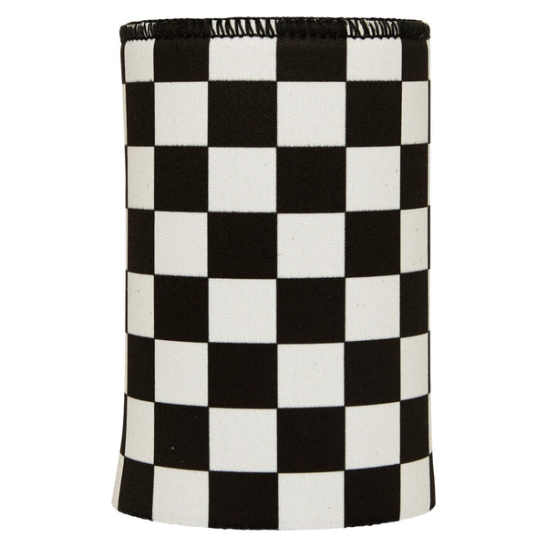 Small Checkerboard Stubby Cooler Ice Chests & Coolers