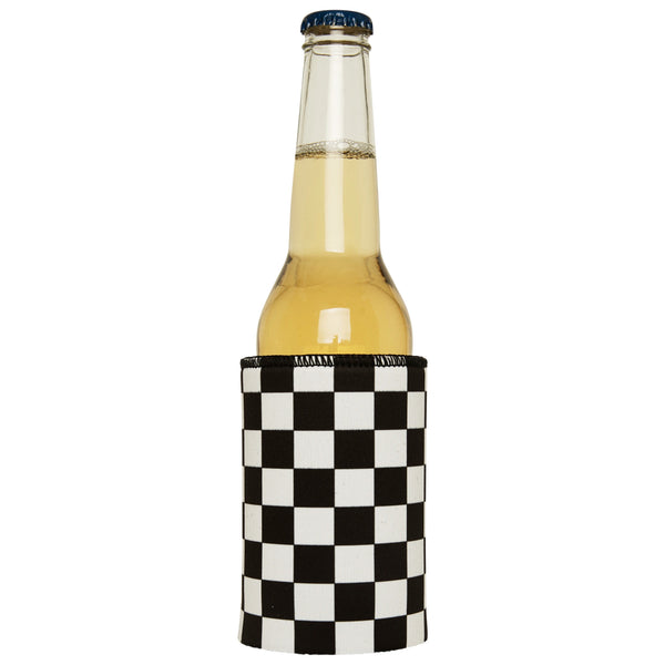 Small Checkerboard Stubby Cooler Ice Chests & Coolers