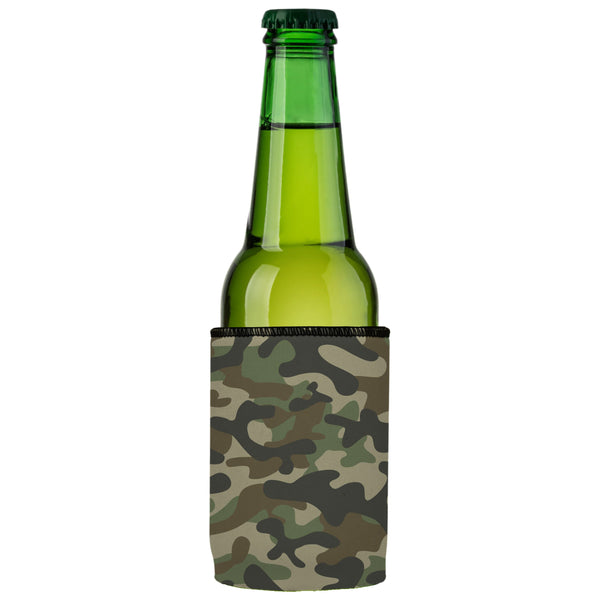 Woodland Camo Stubby Cooler Ice Chests & Coolers