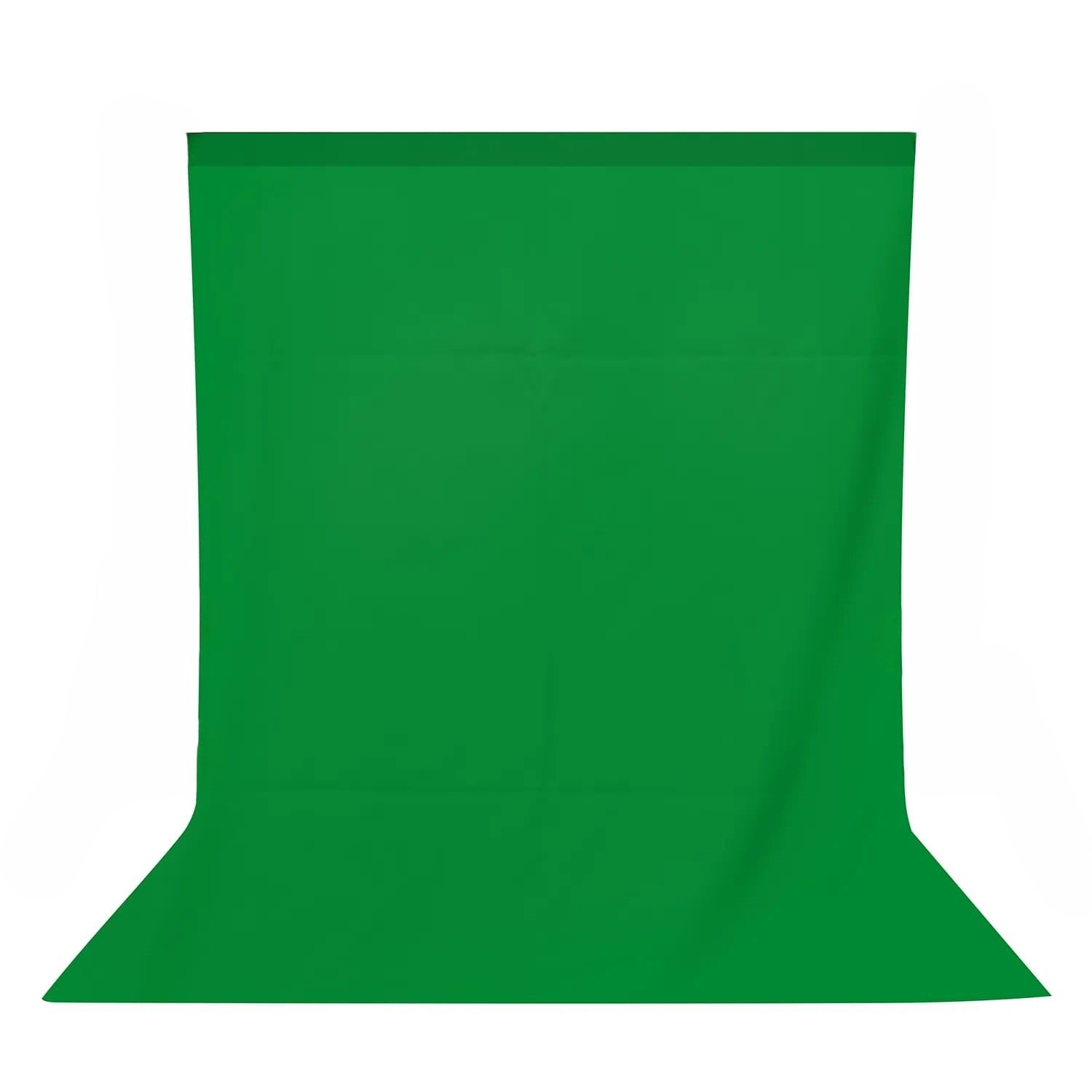 Hridz Premium Quality 2X3m Green Screen Photo Backdrop Muslin Background Studio Curtain With Pocket Background Material