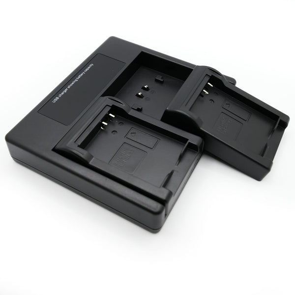 Hridz Nb 2L Dual Charger For Canon Nb2lh Eos 350D 400D G7 G9 Zr100 Zr200 Chargers & Cradles