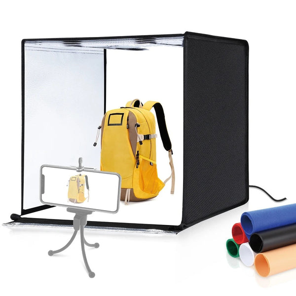 Hridz 60Cm Light Box Bi Colour Photography Portable Studio Shooting Tent With Pvc Backdrops Other Lighting & Studio