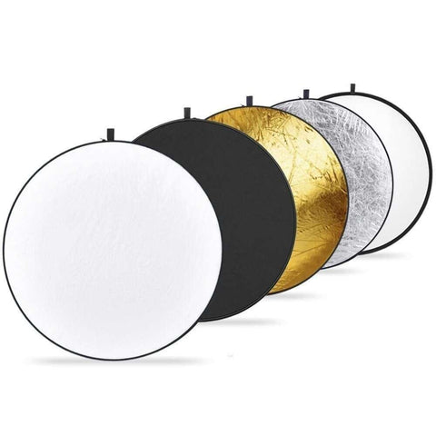 Studio Reflectors Hridz 80Cm Portable 5 In 1 Collapsible Round Multi Disc Light Reflector