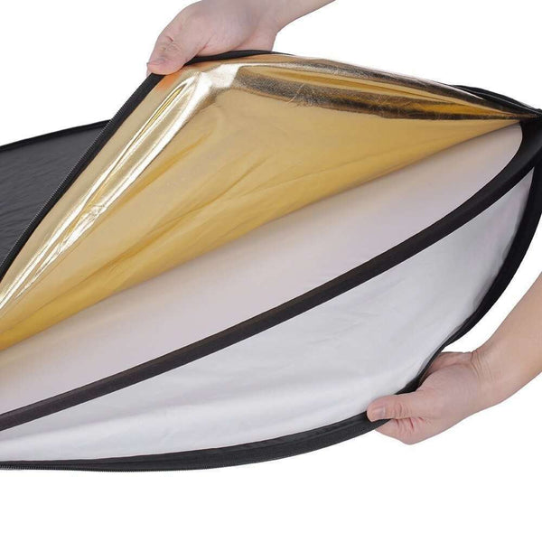 Studio Reflectors Hridz 80Cm Portable 5 In 1 Collapsible Round Multi Disc Light Reflector