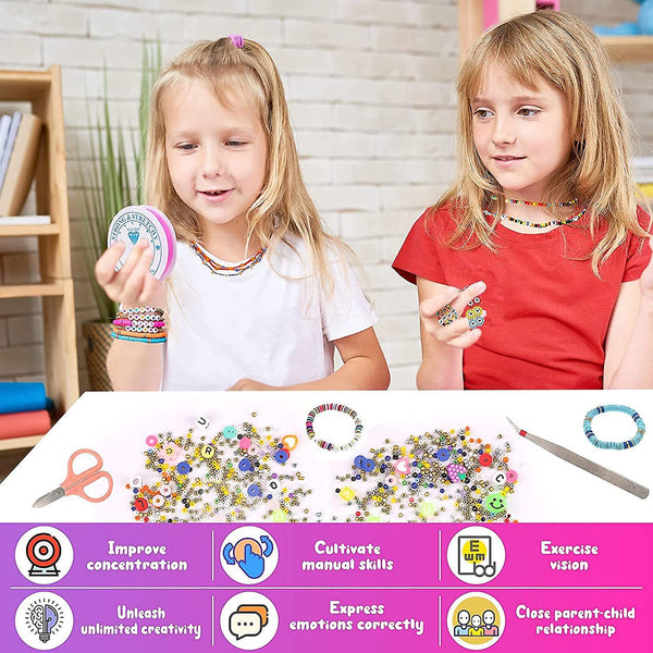 25000 Pcs 24 Girds Diy Acrylic Bead Z Letter Beads And Polymer Soft Clay Kit For Bracelet Making Craft Beads