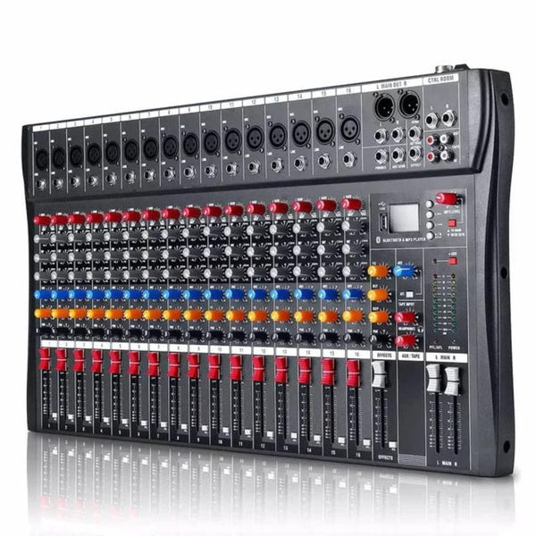 Hridz 16 Channels Audio Sound Mixer Mixing Dj Console Usb With 48V Phantom Power Other Pro Audio