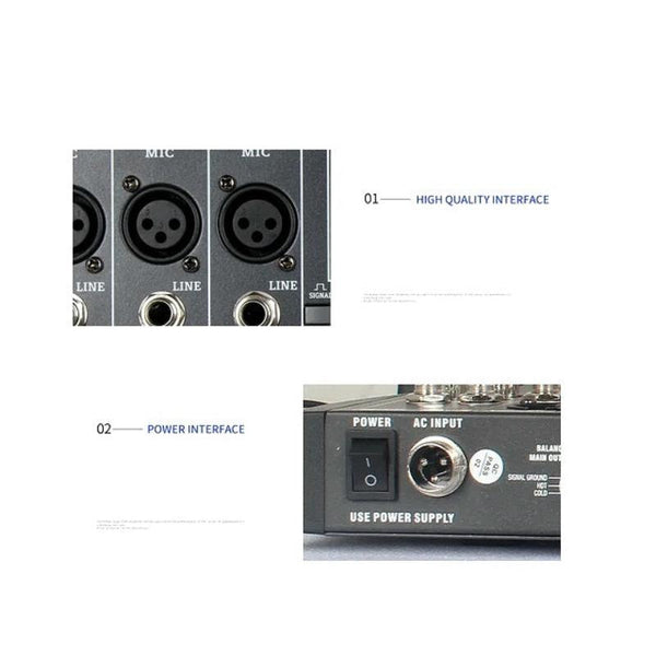 Hridz 16 Channels Audio Sound Mixer Mixing Dj Console Usb With 48V Phantom Power Other Pro Audio