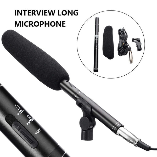 Hz 320 Professional Studio Condenser Shotgun Microphone For Filmmaking Interview Recording Microphones