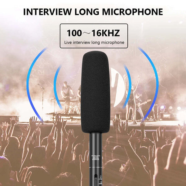 Hz 320 Professional Studio Condenser Shotgun Microphone For Filmmaking Interview Recording Microphones