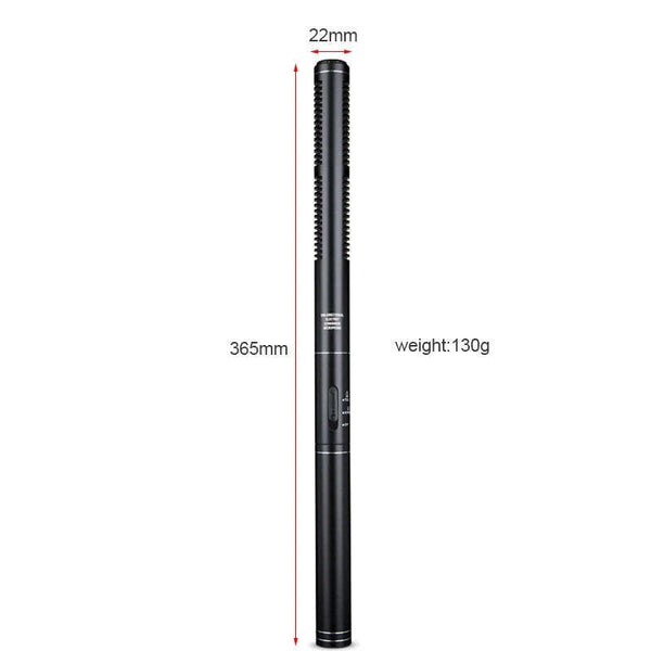 Hz 320 Professional Studio Condenser Shotgun Microphone For Filmmaking Interview Recording Microphones