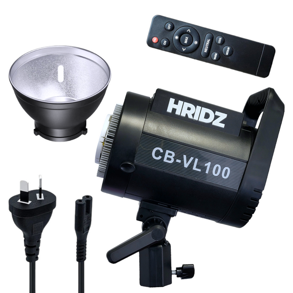 Hridz Cb Vl100 100W Battery Operated Bi Colour Dimmable Led Video Light Outdoor Cob Other Lighting & Studio
