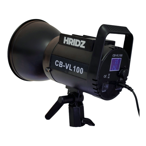 Hridz Cb Vl100 100W Battery Operated Bi Colour Dimmable Led Video Light Outdoor Cob Other Lighting & Studio