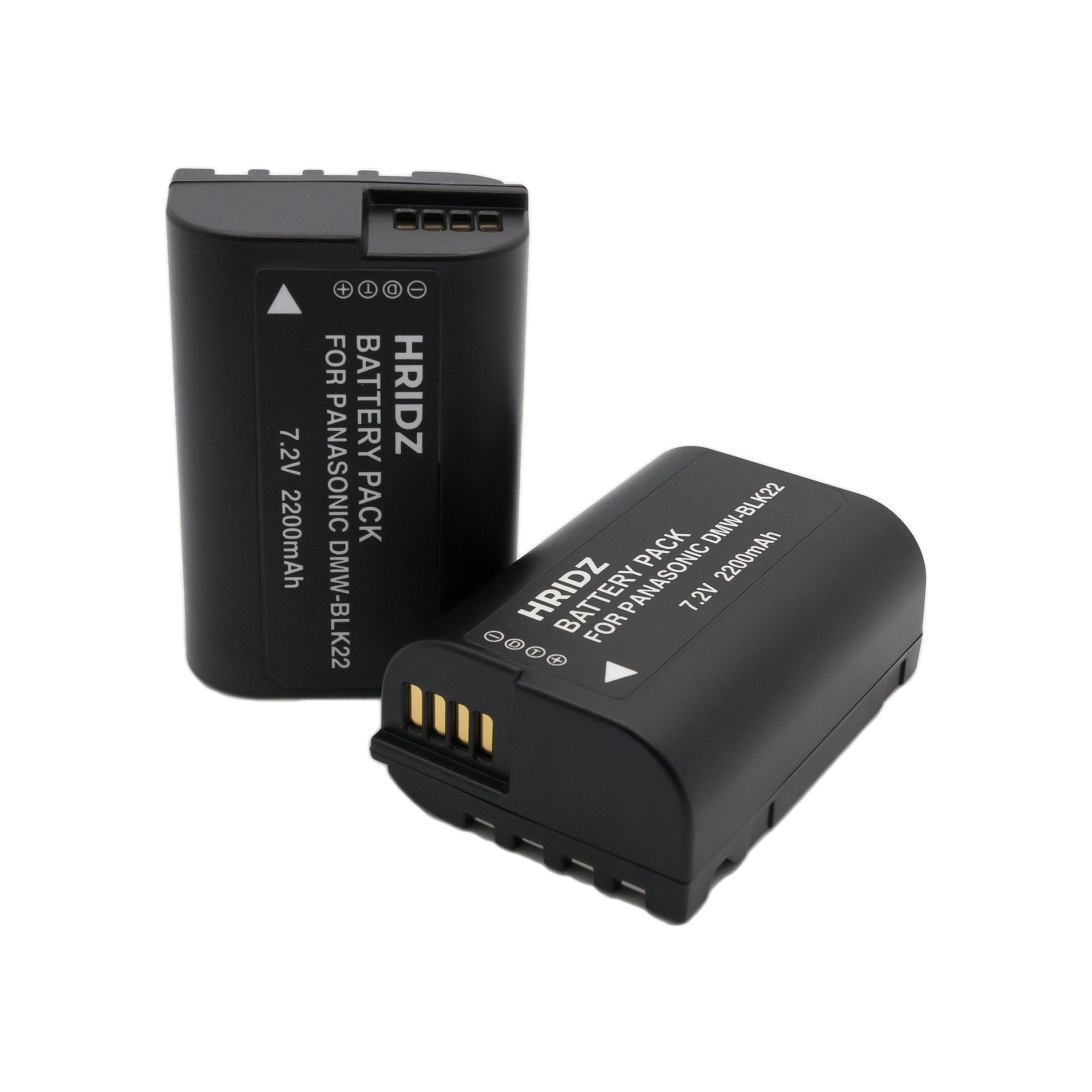 Hridz Blk22 2Pcs Battery For Panasonic Dmw Lumix Dslr Batteries Only Chargers & Cradles