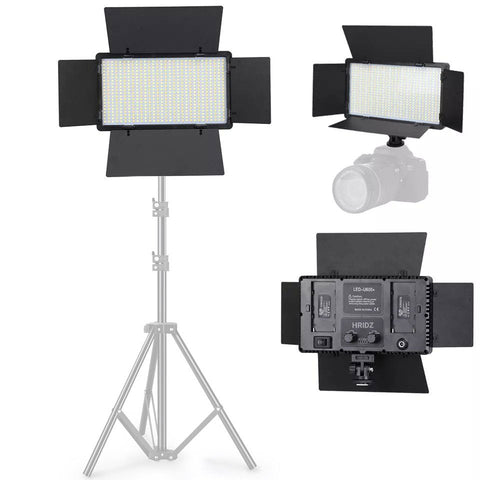 Hridz U600 Led Video Light Dimmable Bi Color 2500K 8500K Panel Remote Controlled For Photography Youtube Vlogging And Recording With Au Plug Power Ada