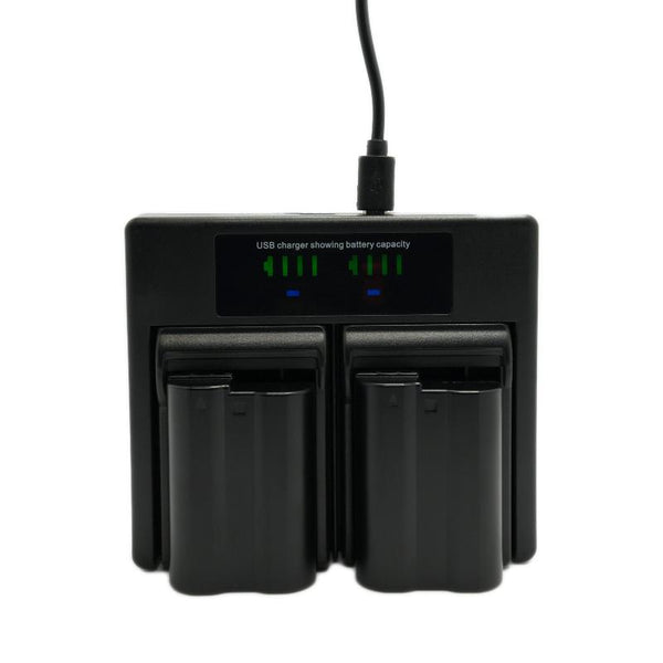 Hridz En El15 Battery & Charger Set For Nikon Z6 Z7 D780 D500 D600 D610 D750 D800 D810 D810a D850 Batteries