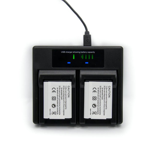 Hridz En El23 Battery & Charger Set For Nikon Coolpix B700 S810c P600 P610s Batteries