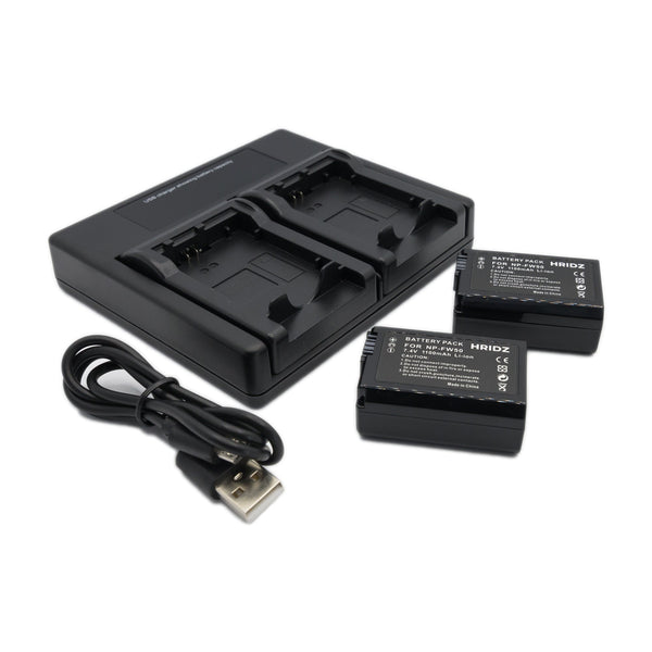Hridz Np Fw50 Battery & Charger Pack For Sony And Slt A33a35a37a55v Dsc Rx10 Chargers & Cradles