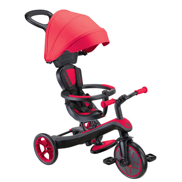 Globber Explorer Trike 4In1 New Red Kids Ride On Toys