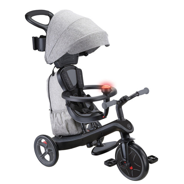 Globber Explorer Trike 4In1 Deluxe Play Black/Grey Kids Ride On Toys