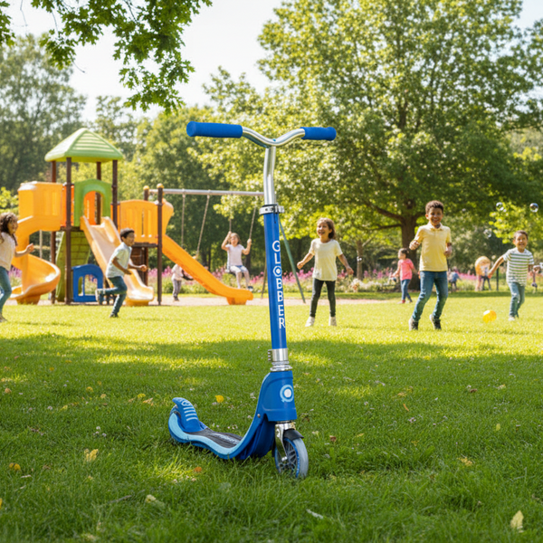 Globber Flow 125 Navy Blue Push Scooters