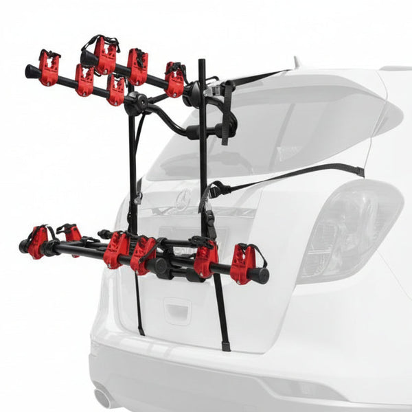 Bicycle Rear Boot Car Rack Holds Up To 3 Bikes Carrier & Pannier Racks