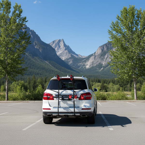 Bicycle Rear Boot Car Rack Holds Up To 3 Bikes Carrier & Pannier Racks