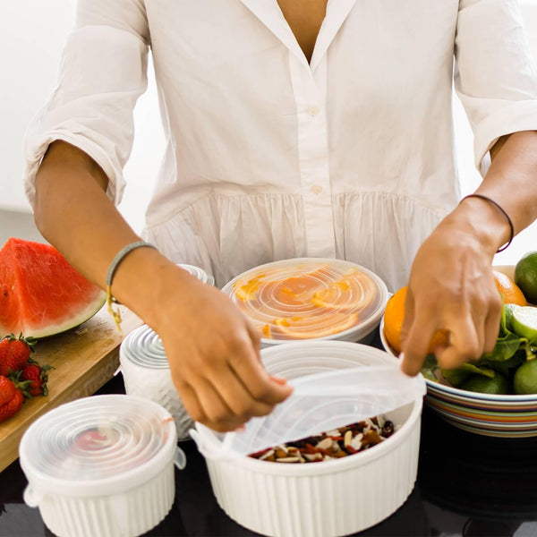 Food Grade Silicone Stretch Lids: Your Ultimate Reusable Covers Set Of 7 (Test) Food Covers