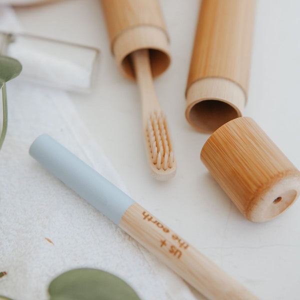 Eco Friendly Bamboo Toothbrush Travel Set Toothbrushes