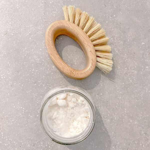 Bamboo Veggie Scrubber Brush Cleaning Brushes