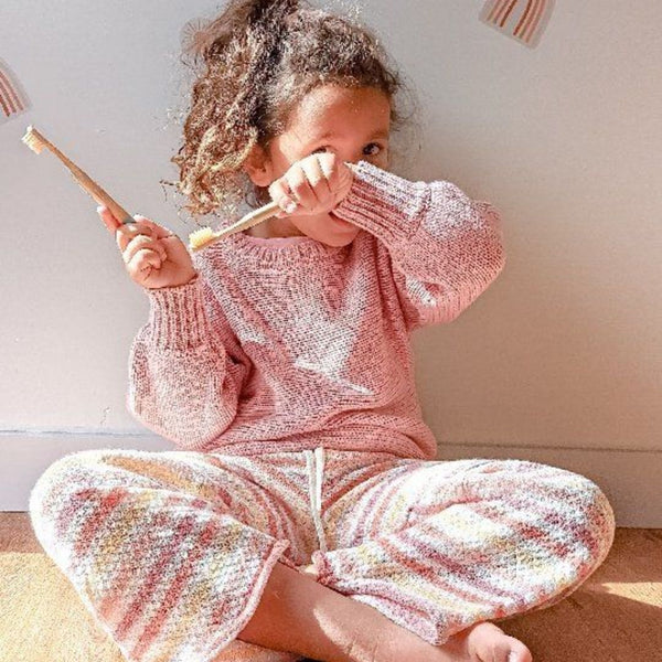 Kids Bamboo Toothbrush Set Of 2 Toothbrushes