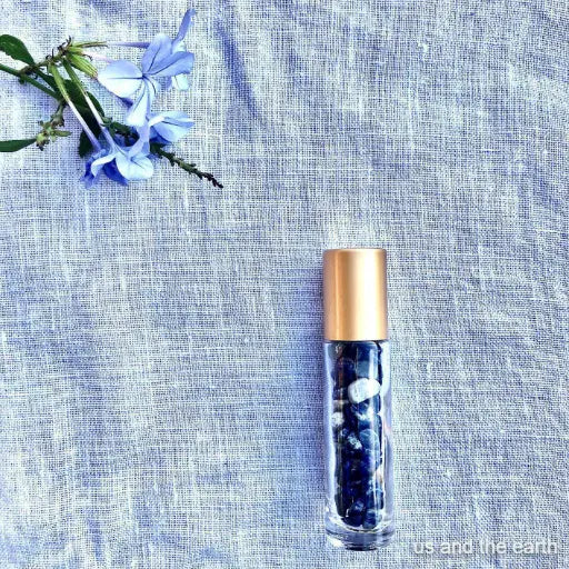 Essential Oil Crystal Gemstone Roller Bottle Aromatherapy