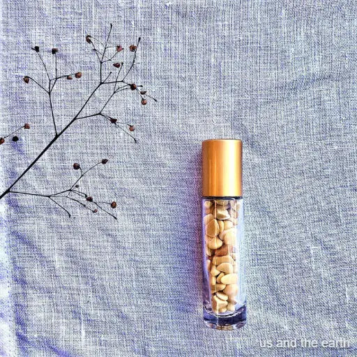 Essential Oil Crystal Gemstone Roller Bottle Aromatherapy