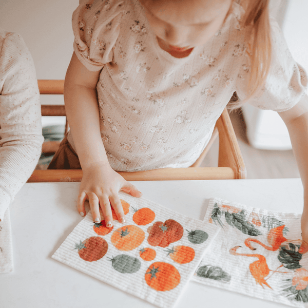 Single Swedish Eco Sponge Washable & Biodegradable Cleaning Towels & Cloths