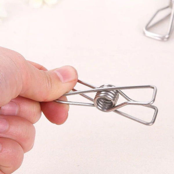 Stainless Steel Clothes 32Pcs Pegs & Peg Bags