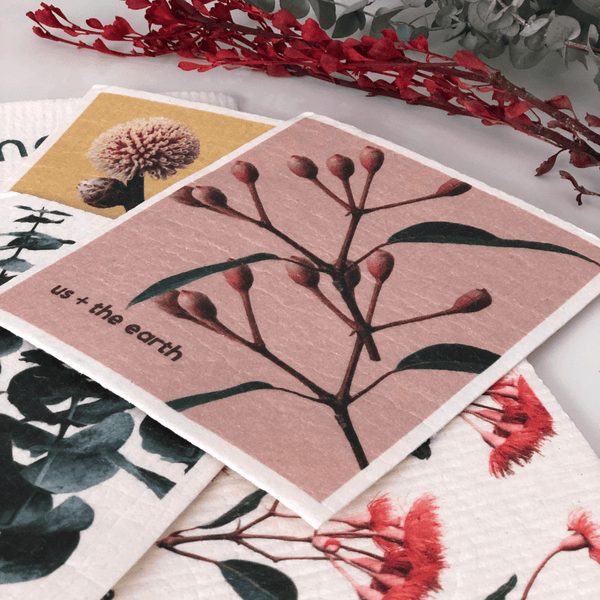 Washable Swedish Sponges Set Of 5 Cleaning Towels & Cloths