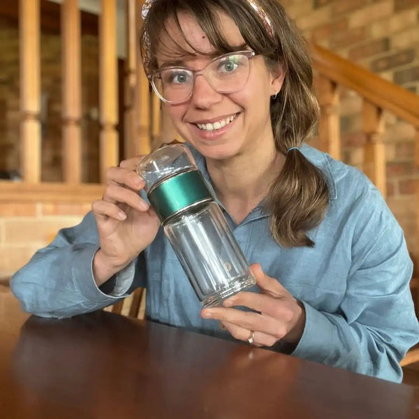 Double Wall Glass Tea Infuser Bottle Tea Infusers