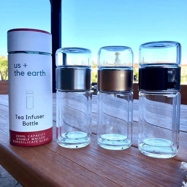 Double Wall Glass Tea Infuser Bottle Tea Infusers