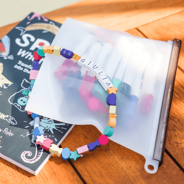 1000Ml Reusable Food Grade Silicone Zip Lock Pouch Food Storage Bags