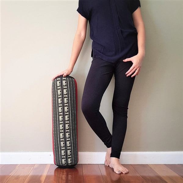 Yoga Bolster /Props Natural Kapok Filled Redele Yoga Props