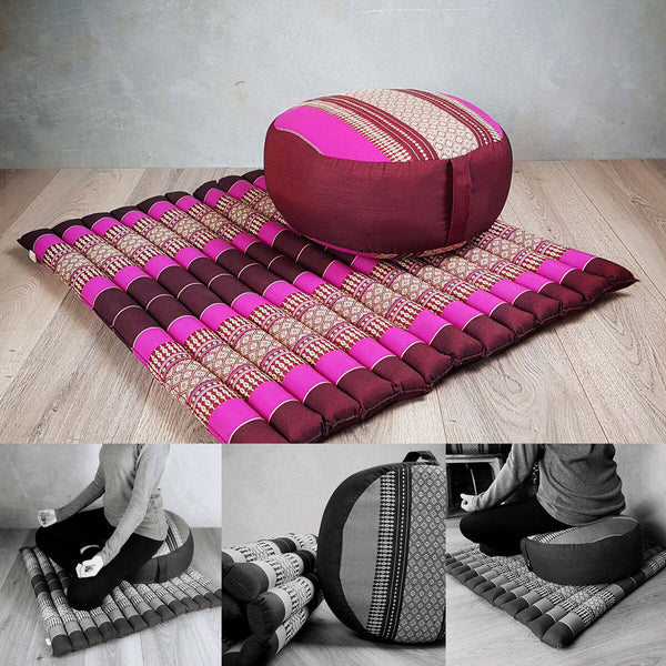 Zafu & Zabuton Meditation Set Pink Yoga & Pilates Accessories