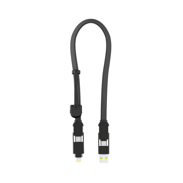 Rolling Square Incharge Xl 100W 6 Travel Charging Cable 30Cm Urban Black Cables & Adapters