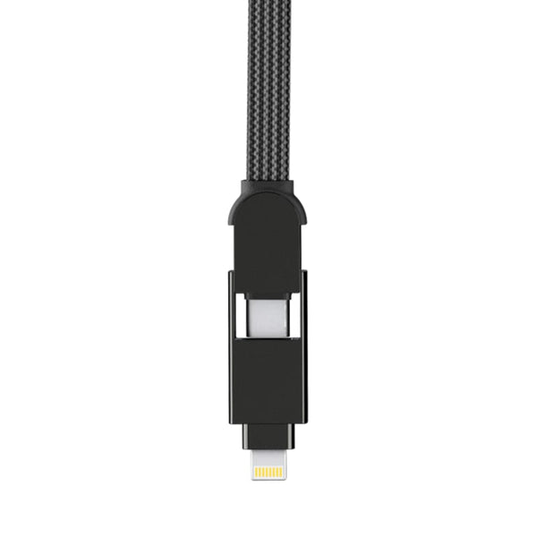 Rolling Square Incharge Xl 100W 6 Travel Charging Cable 30Cm Urban Black Cables & Adapters