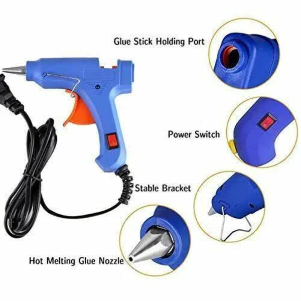 Jot 2 X Hot Melt Glue Gun Trigger Adhesive With Sticks Repair Kit For Use Glue Guns