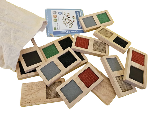 Sensory Domino Set Activity Toys