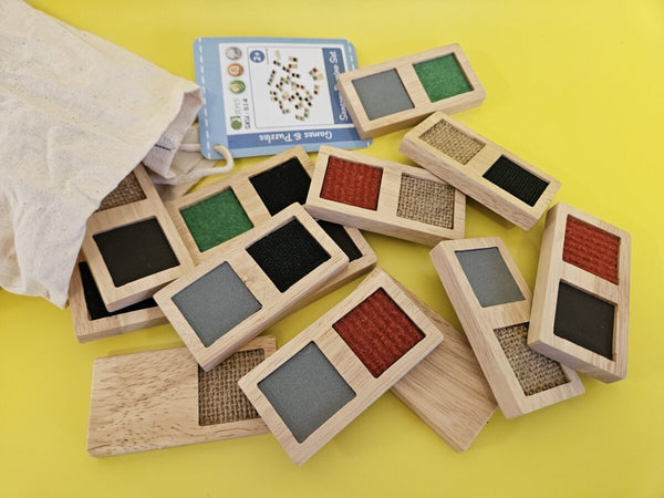 Sensory Domino Set Activity Toys
