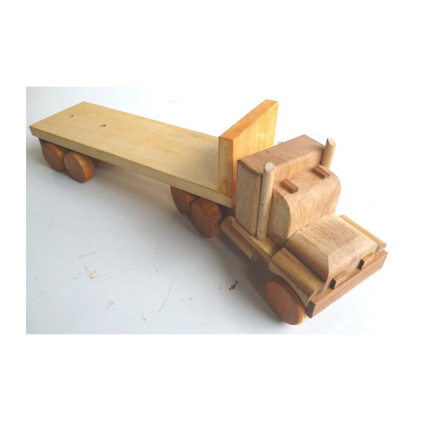Wooden Educational Toys Flat Back Truck
