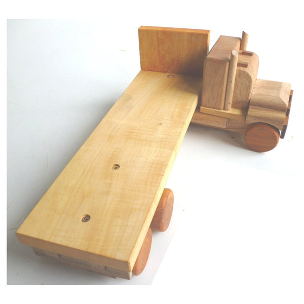 Wooden Educational Toys Flat Back Truck