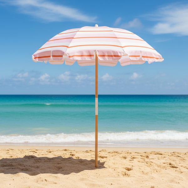 Beach Umbrella Summer Stripe Patio Umbrellas